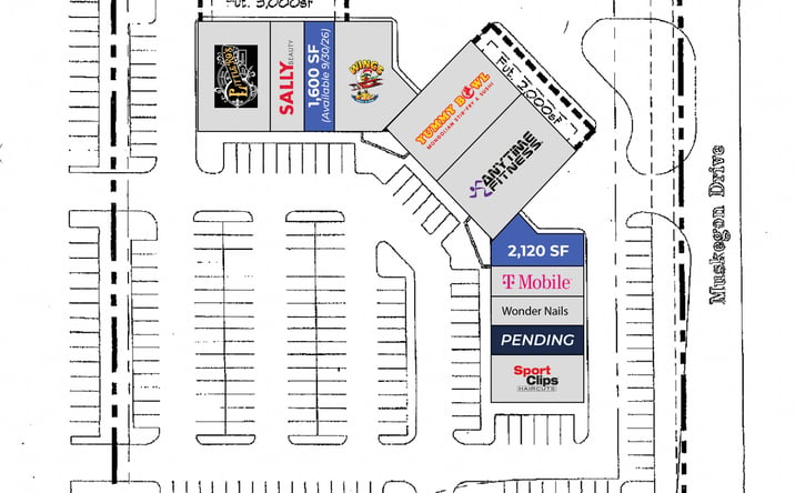 Pictures of Retail property located at 1901 Melody Ln, Greenfield, IN 46140 for lease - image #1