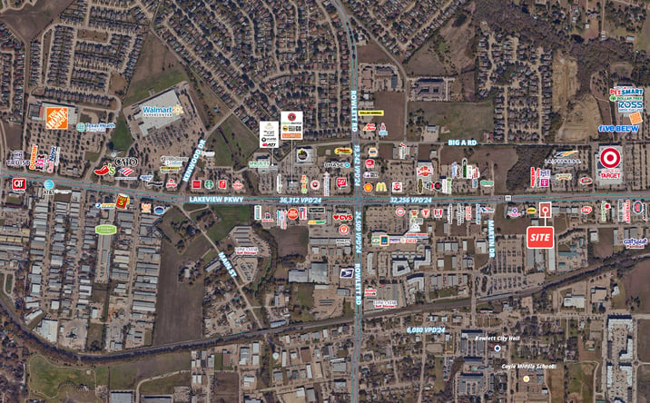 Pictures of Land property located at 4406 Lakeview Pkwy, Rowlett, TX 75088 for lease - image #1