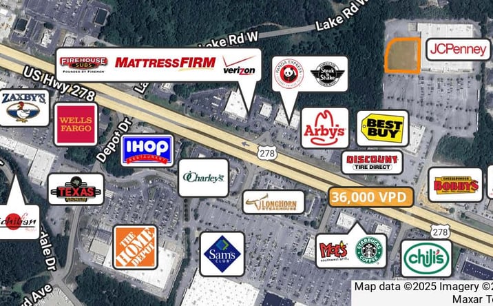 Pictures of Retail, Land property located at 5043 Jimmy Lee Smith Parkway, Hiram, GA 30141 for lease - image #1