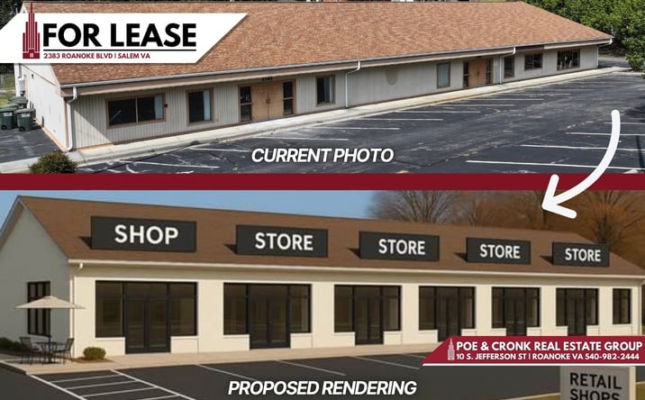 Pictures of Retail, Office, Restaurant property located at 2383 Roanoke Blvd, Salem, VA 24153 for lease - image #1
