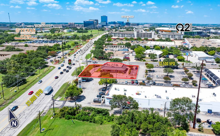 Pictures of Retail, Restaurant property located at 9825 Burnet Rd, Austin, TX 78758 for lease - image #1