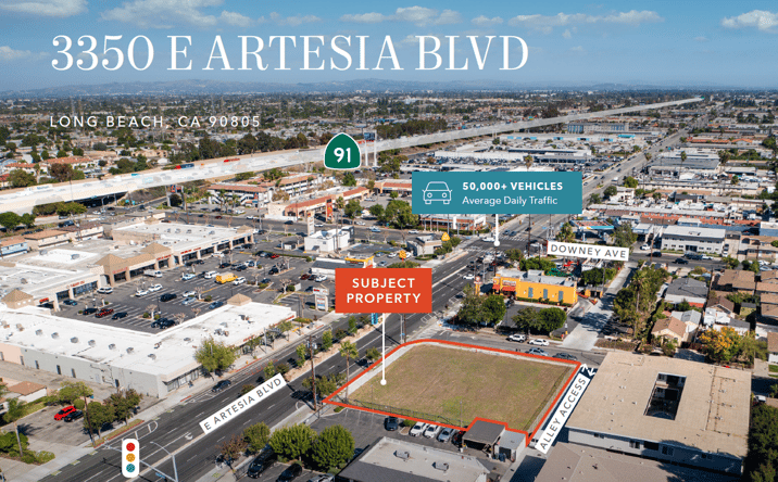 Pictures of Land, Retail, Restaurant property located at 3350 E Artesia Blvd, Long Beach, CA 90805 for lease - image #1