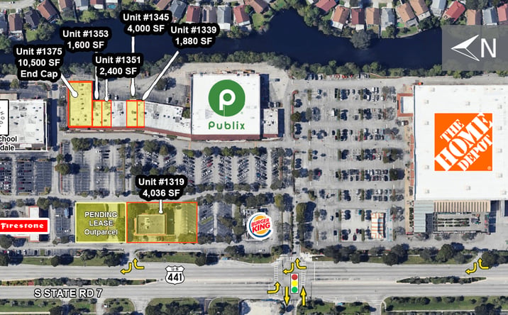 Pictures of Retail property located at 1395 S State Rd 7, North Lauderdale, FL 33068 for lease - image #1