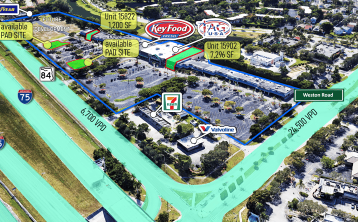 Pictures of Retail, Land, Restaurant property located at 15984 W State Rd 84, Sunrise, FL 33326 for lease - image #1