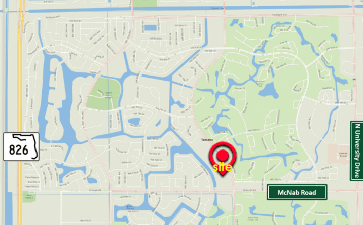 Pictures of Retail, Office, Land, Restaurant property located at 7251 NW 88th Ave, Tamarac, FL 33321 for lease - image #1