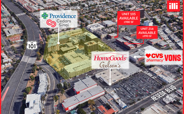 Pictures of Retail, Office property located at 18344 Clark St, Los Angeles, CA 91356 for lease - image #1