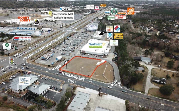 Pictures of Land property located at Tournament Blvd, Murrells Inlet, SC 29576 for lease - image #1
