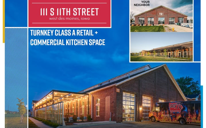 Pictures of Retail, Restaurant, Special Purpose property located at 111 S 11th St, West Des Moines, IA 50265 for lease - image #1