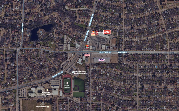 Pictures of Retail property located at 9840 Ferguson Rd, Dallas, TX 75228 for lease - image #1