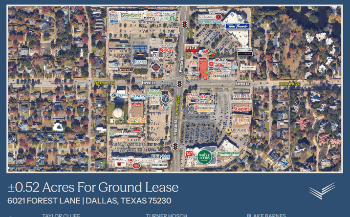 Pictures of Retail, Land property located at 6021 Forest Ln, Dallas, TX 75230 for lease - image #1