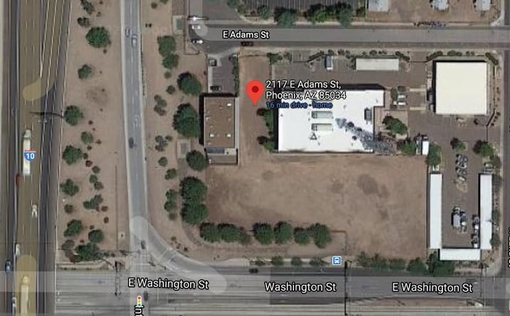 Pictures of Land, Industrial property located at 2117 E Adams St, Phoenix, AZ 85034 for lease - image #1