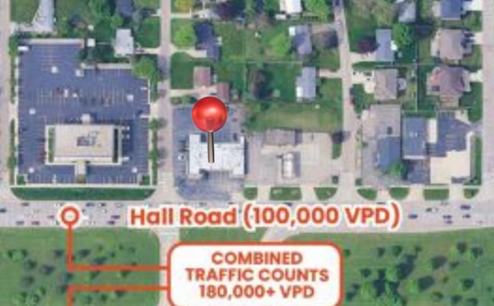 Pictures of Retail property located at 11179 Hall Road, Utica, MI 48317 for lease - image #1