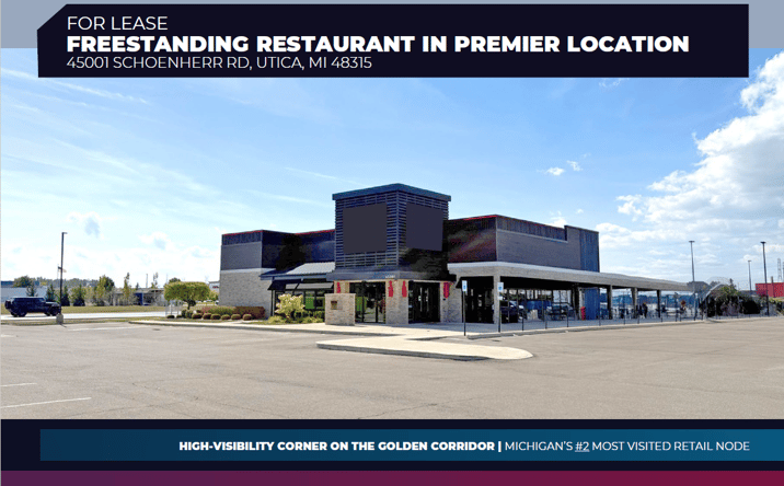 Pictures of Retail, Restaurant property located at 45001 Schoenherr Rd, Utica, MI 48315 for lease - image #1
