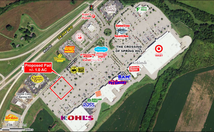 Pictures of Land property located at 1020 Crossings Blvd, Spring Hill, TN 37174 for lease - image #1