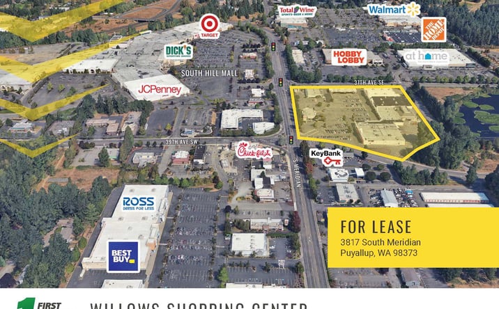 Pictures of Retail property located at 3817 S Meridian, Puyallup, WA 98373 for lease - image #1