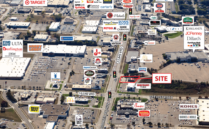 Pictures of Retail property located at 1725 SW Wanamaker Rd, Topeka, KS 66604 for lease - image #1