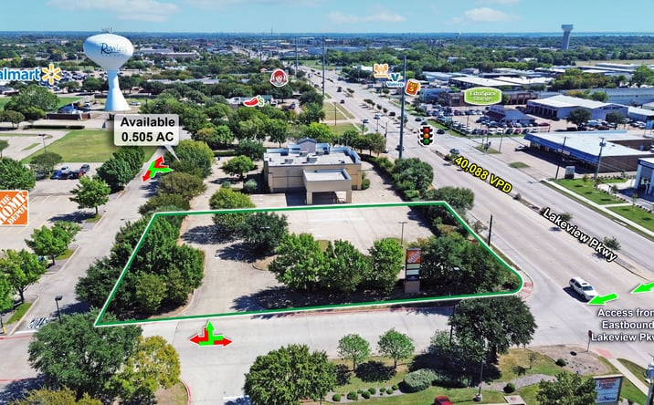 Pictures of Land property located at 2205 Lakeview Pkwy, Rowlett, TX 75088 for lease - image #1