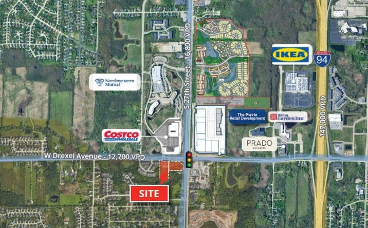 Pictures of Retail, Land property located at S 27th St & W Drexel Ave, Franklin, WI 53154 for lease - image #1