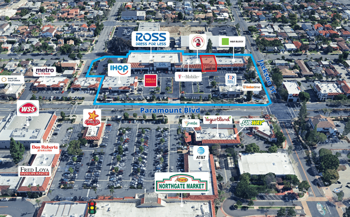 Pictures of Retail property located at 16250 Paramount Blvd, Paramount, CA 90723 for lease - image #1