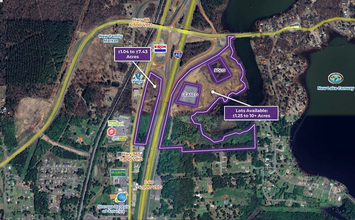 Pictures of Retail, Land property located at Hwy 365 & Interstate Dr, Mayflower, AR 72106 for lease - image #1