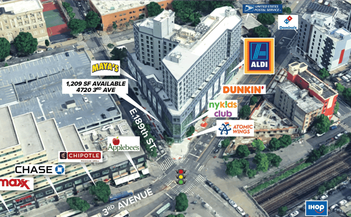Pictures of Retail property located at 4720 Third Ave, New York, NY 10458 for lease - image #1