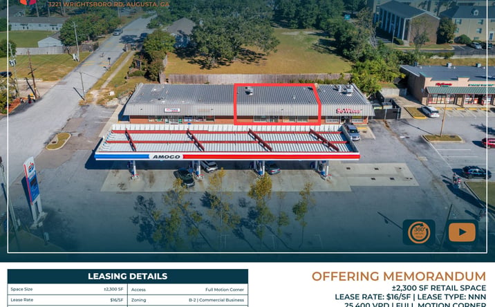 Pictures of Retail property located at 3221 Wrightsboro Rd, Augusta, GA 30909 for lease - image #1