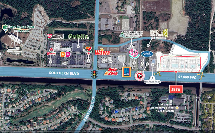Pictures of Land property located at NEQ Southern Blvd & Groves Town Center Dr, Loxahatchee Groves, FL 33470 for lease - image #1