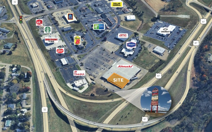 Pictures of Retail, Office, Industrial property located at 934 Valley Creek Dr, Farmington, MO 63640 for lease - image #1