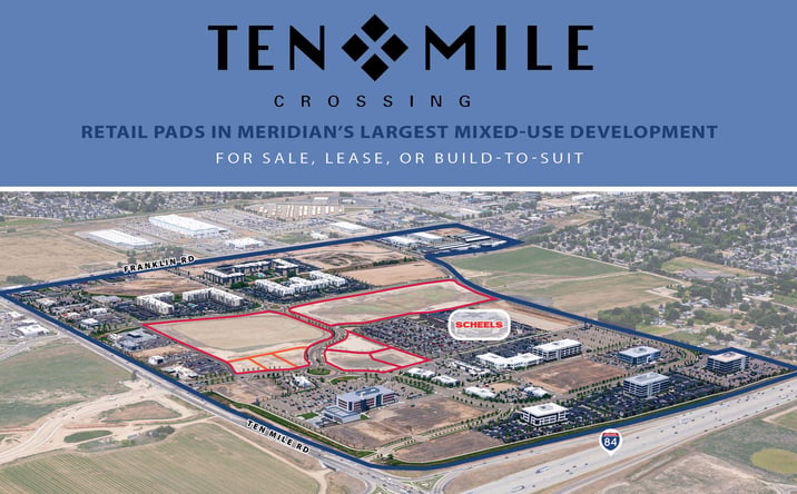 Pictures of Retail, Land property located at S Vanguard Way & S Wayfinder Ave, Meridian, ID 83642 for lease - image #1