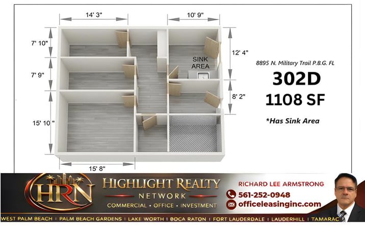 Pictures of Office property located at 8895 N Military Trl, Palm Beach Gardens, FL 33410 for lease - image #1