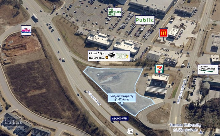 Pictures of Land property located at 5108 Poinsett Hwy, Greenville, SC 29617 for lease - image #1