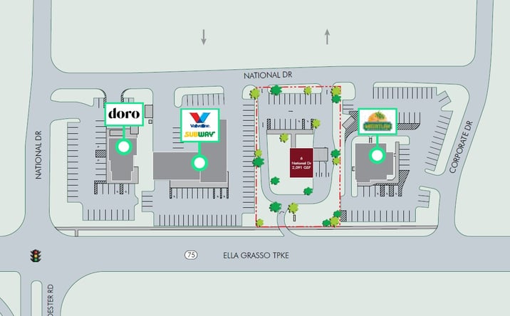 Pictures of Retail, Land property located at 6 National Dr, Windsor Locks, CT 06096 for lease - image #1