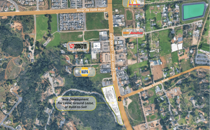 Pictures of Retail, Restaurant, Land property located at 27326 Valley Center Rd, Valley Center, CA 92082 for lease - image #1