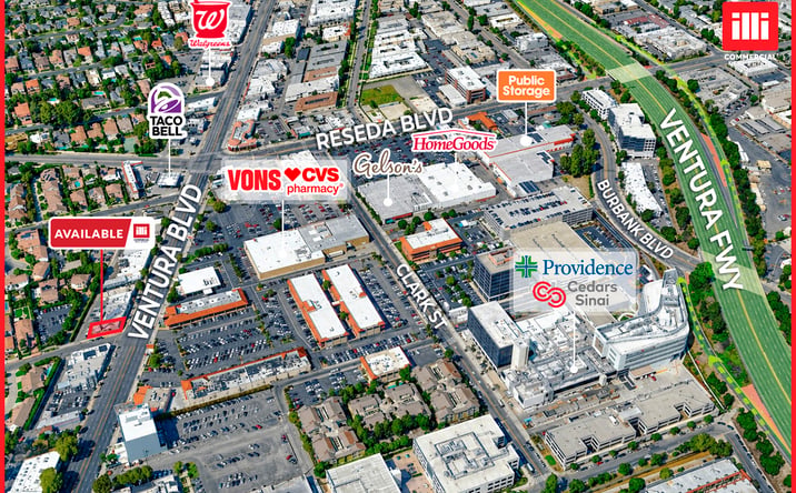 Pictures of Retail property located at 18406 Ventura Blvd, Los Angeles, CA 91356 for lease - image #1