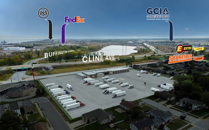 Pictures of Office, Industrial property located at 4000 Cline Ave, East Chicago, IN 46312 for lease - image #1