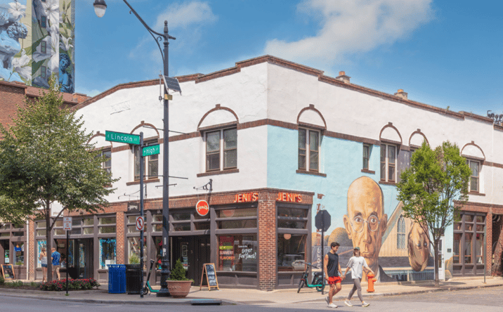Pictures of Retail property located at 718 N High St, Columbus, OH 43215 for lease - image #1
