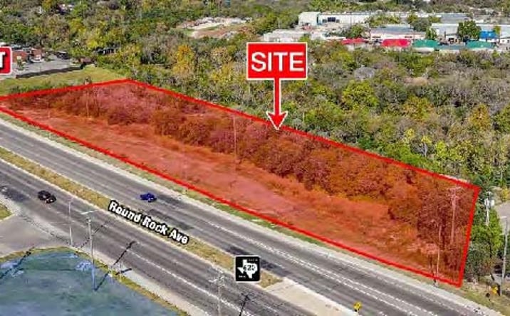 Pictures of Land property located at 1530 Round Rock Avenue, Round Rock, TX 78681 for lease - image #1
