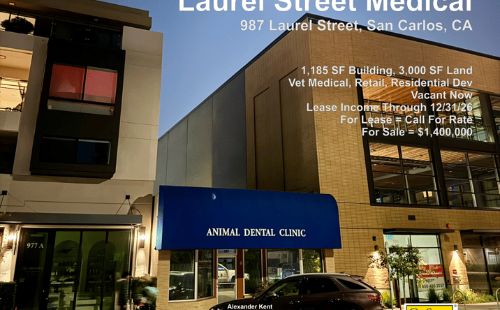 Pictures of Retail, Office, Restaurant property located at 987 Laurel St, San Carlos, CA 94070 for lease - image #1