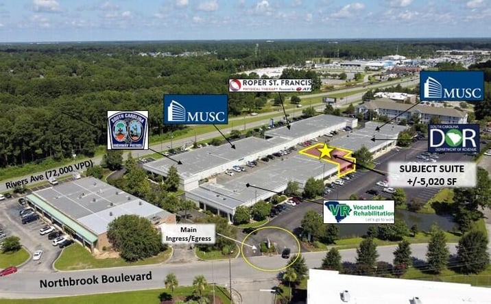 Pictures of Office property located at 2070 Northbrook Boulevard # 12 #B-12, North Charleston, SC 29406 for lease - image #1