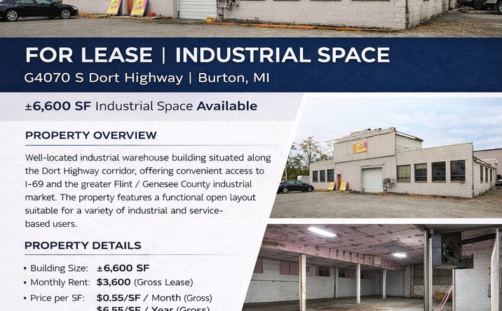 Pictures of Industrial property located at G4070 Dort Hwy, Burton, MI 48529 for lease - image #1