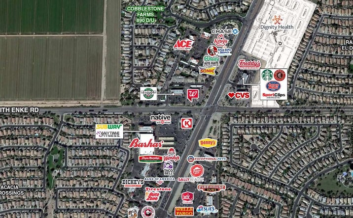 Pictures of Retail property located at John Wayne Pkwy & Smith Enke Rd (NWC), Maricopa, AZ 85138 for lease - image #1