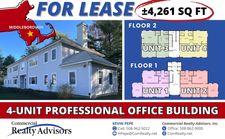 Pictures of Office property located at 150 W Grove St, Middleborough, MA 02346 for lease - image #1