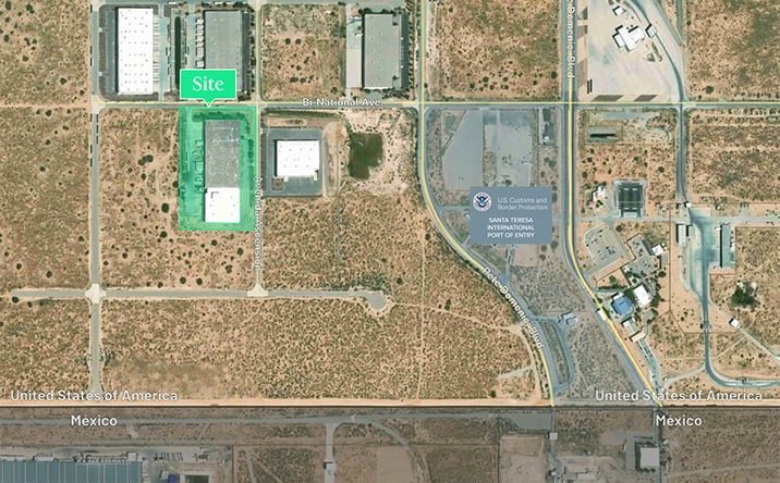 Pictures of Industrial property located at 301 Avenida Ascencion, Santa Teresa, NM 88008 for lease - image #1