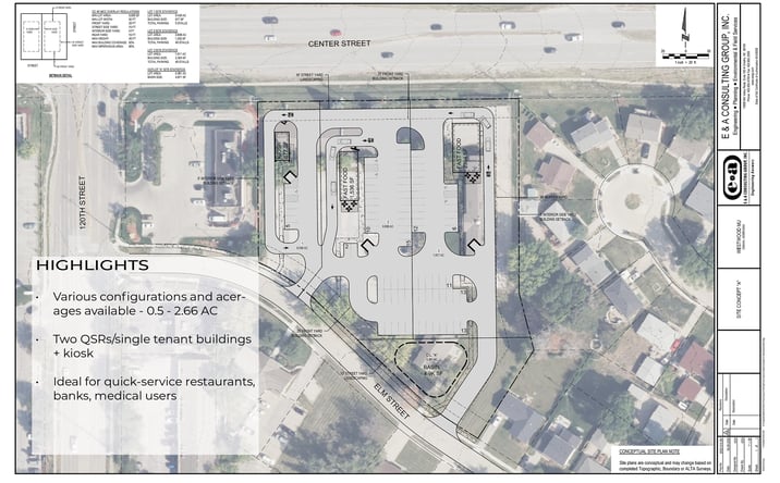 Pictures of Land property located at 11912 Elm St, Omaha, NE 68144 for lease - image #1