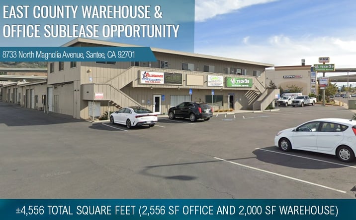 Pictures of Industrial, Office property located at 8733 Magnolia Ave, Santee, CA 92071 for lease - image #1