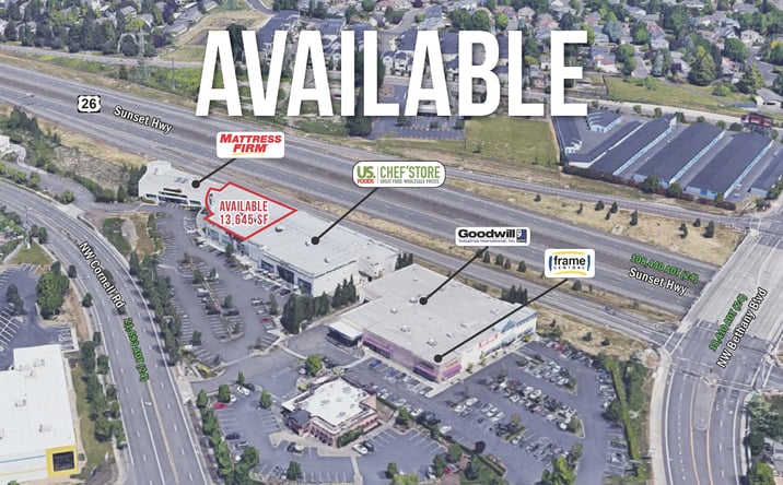 Pictures of Retail property located at 16305 NW Cornell Rd, Beaverton, OR 97006 for lease - image #1