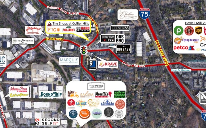 Pictures of Retail property located at 2080 Defoors Ferry Rd NW, Atlanta, GA 30318 for lease - image #1