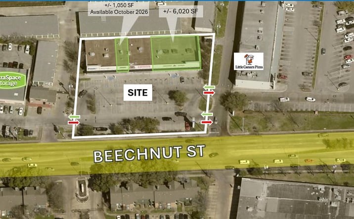 Pictures of Retail, Office, Restaurant property located at 10208 Beechnut St, Houston, TX 77072 for lease - image #1