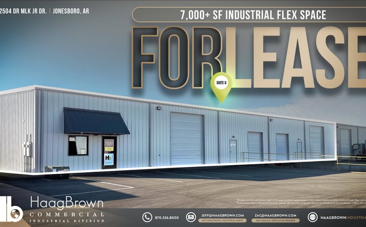 Pictures of Industrial property located at 2504 Dr M.L.K. Jr Dr Suite G, Jonesboro, AR 72401 for lease - image #1