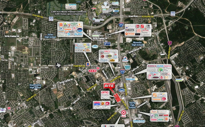 Pictures of Retail, Land property located at 20100 Holzwarth Rd, Spring, TX 77388 for lease - image #1